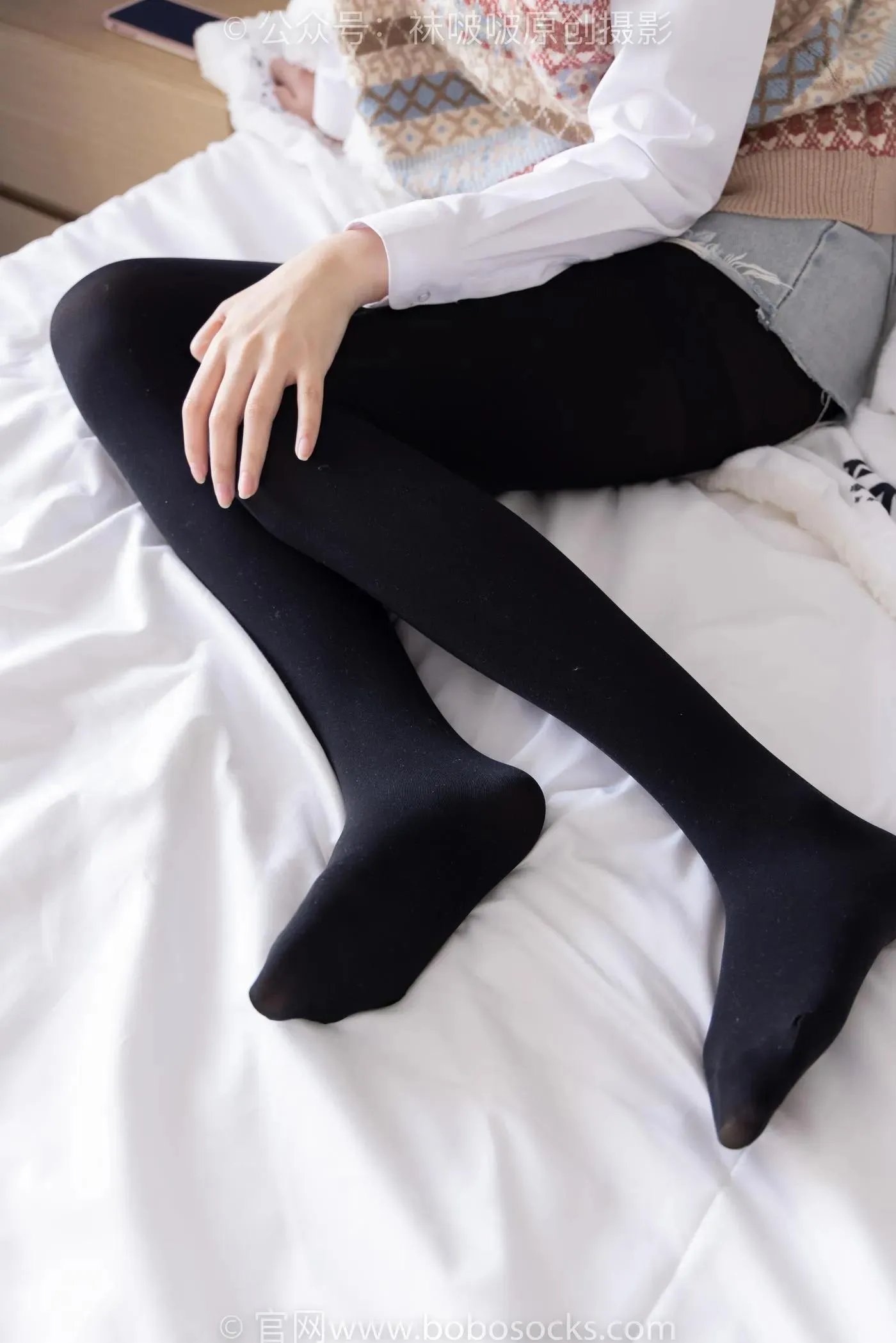 [BoBoSocks袜啵啵]NO.169 小甜豆-黑皮鞋、厚黑丝、厚肉丝 [145P]插图